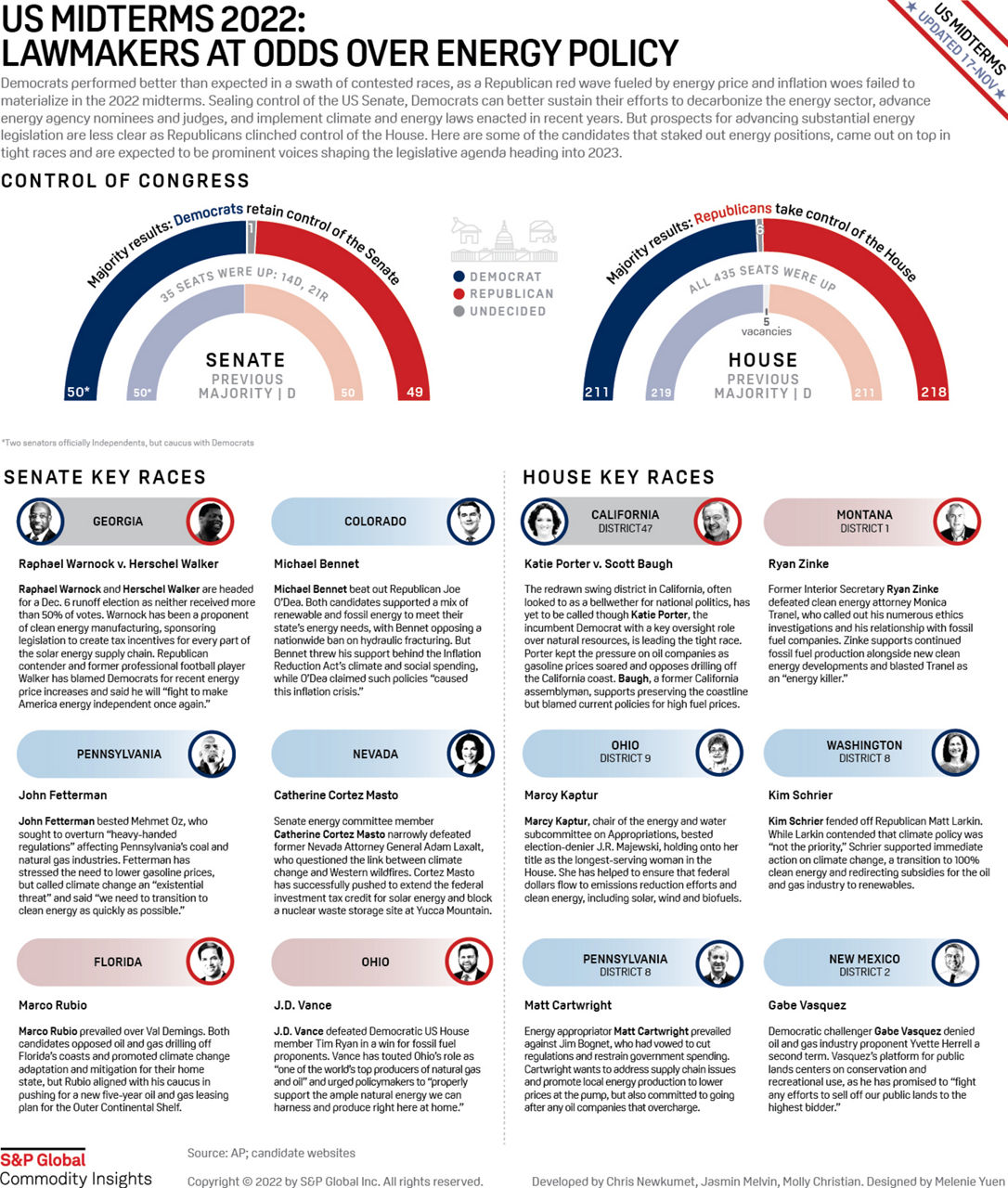 US MIDTERMS 2022: New Republican House promises heightened energy oversight