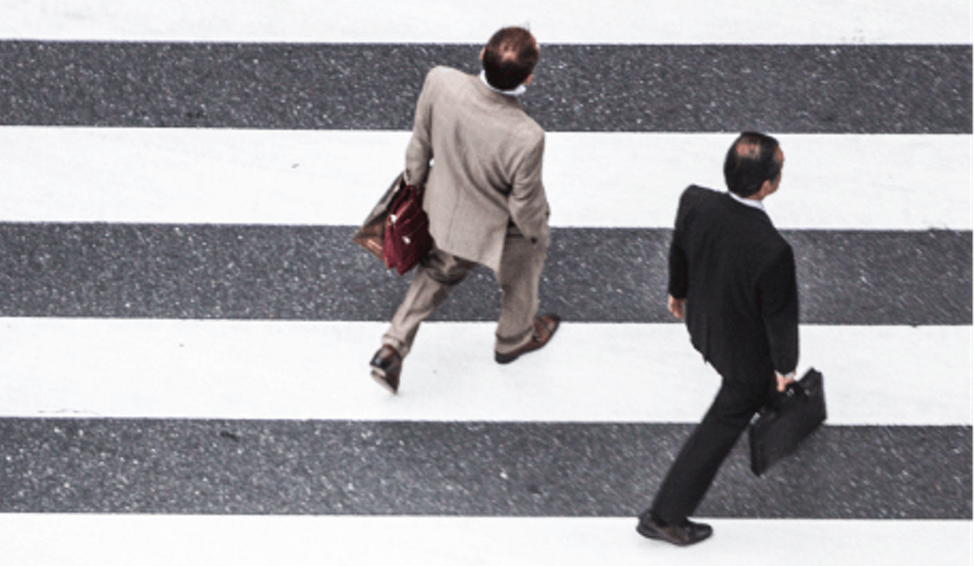 men walking