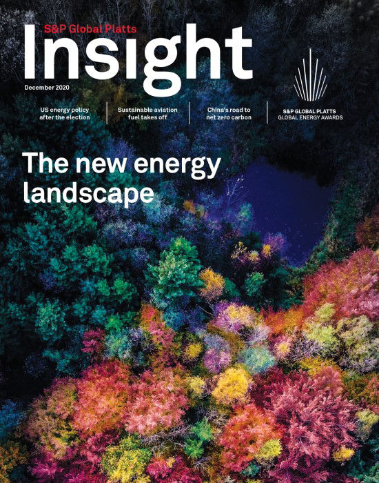 Insight magazine December 2020 Global Energy Awards cover