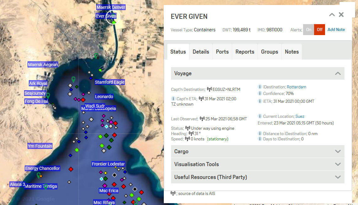 Ever Given | Suez Canal ship accident delays crude, products arbitrage flows: sources