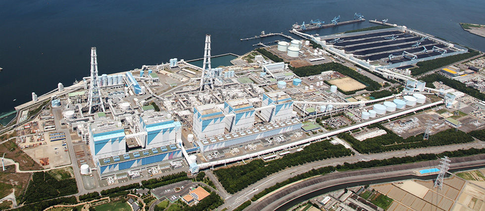 JERA Hekinan thermal power plant in central Japan