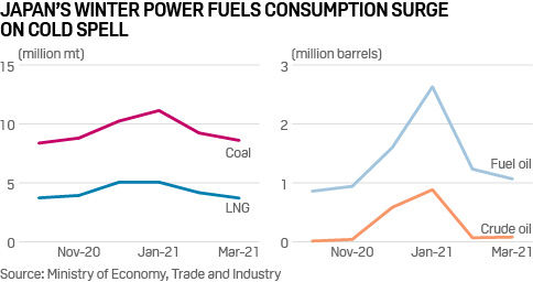 Japan government, utilities look to shore up winter fuel security