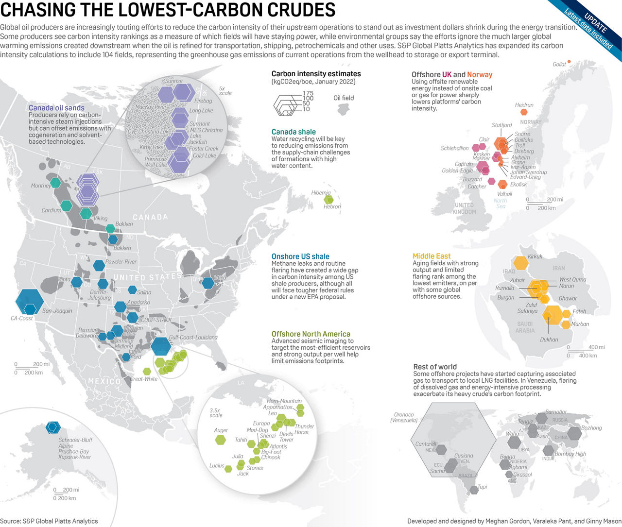 Infographic: Chasing the lowest-carbon crudes