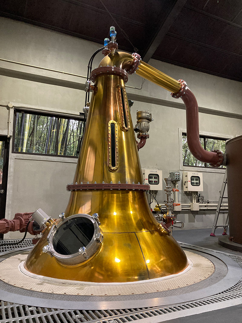 Pilot distillery at Yamazaki Distillery. Photo courtesy of Suntory Spirits