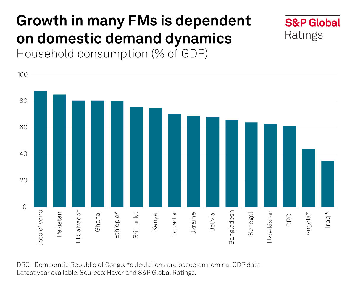 Growth in many FMs is dependent on domestic demand dynamics