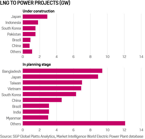 LNG projects planning and construction