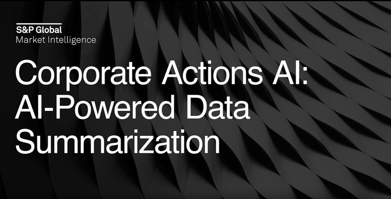 Corporate Actions AI: AI-Powered Data Summarization