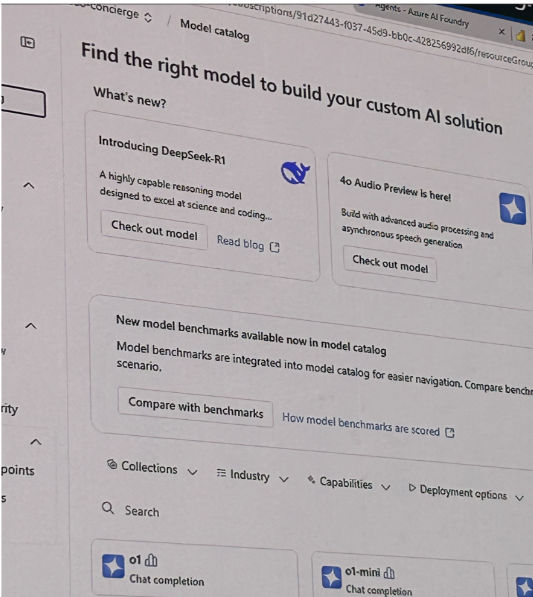 Scott Guthrie Showing DeepSeek R1 on Azure