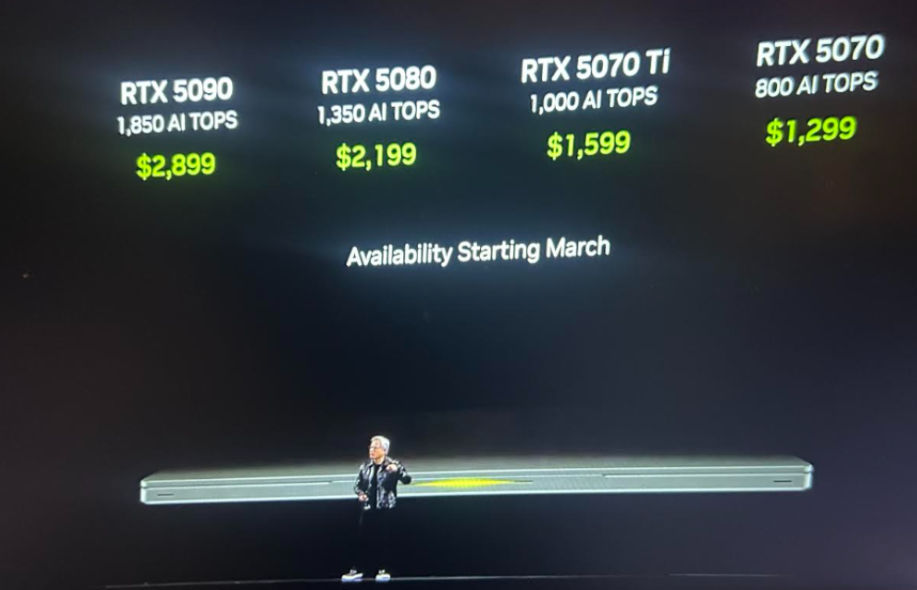 CEO Huang Highlighting AI Laptops