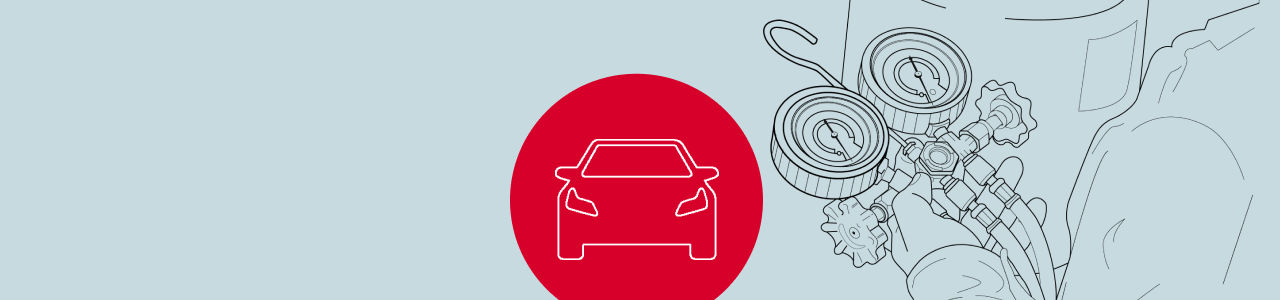 automotive refrigerants illustrative vector