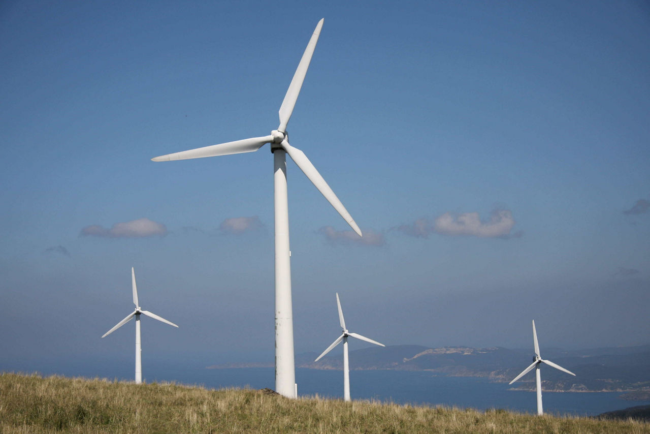 wind turbines