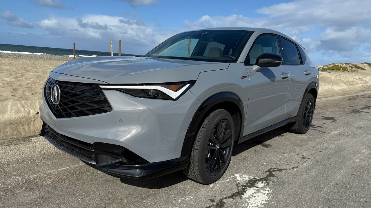 A grey Acura ADX vehicle