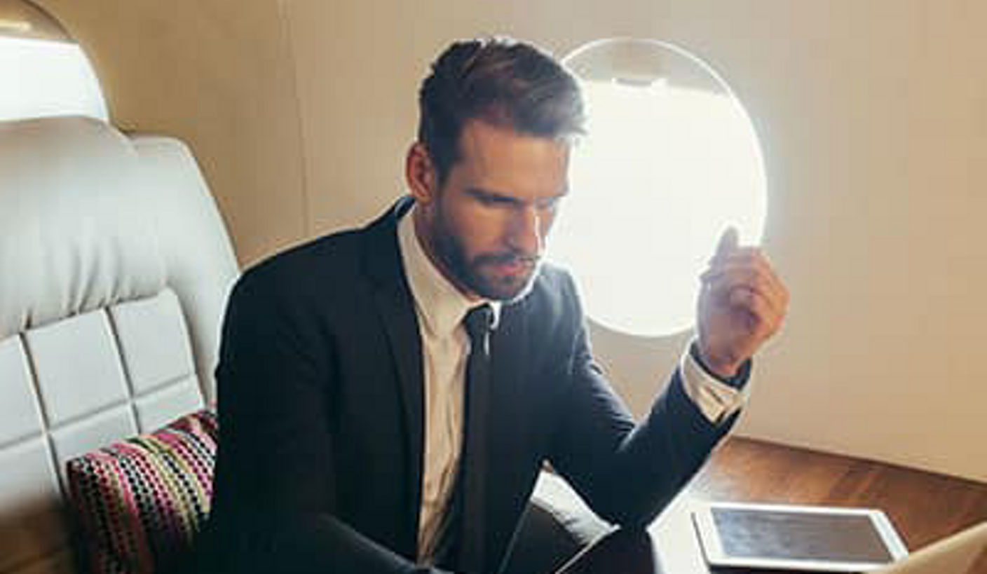 man with laptop